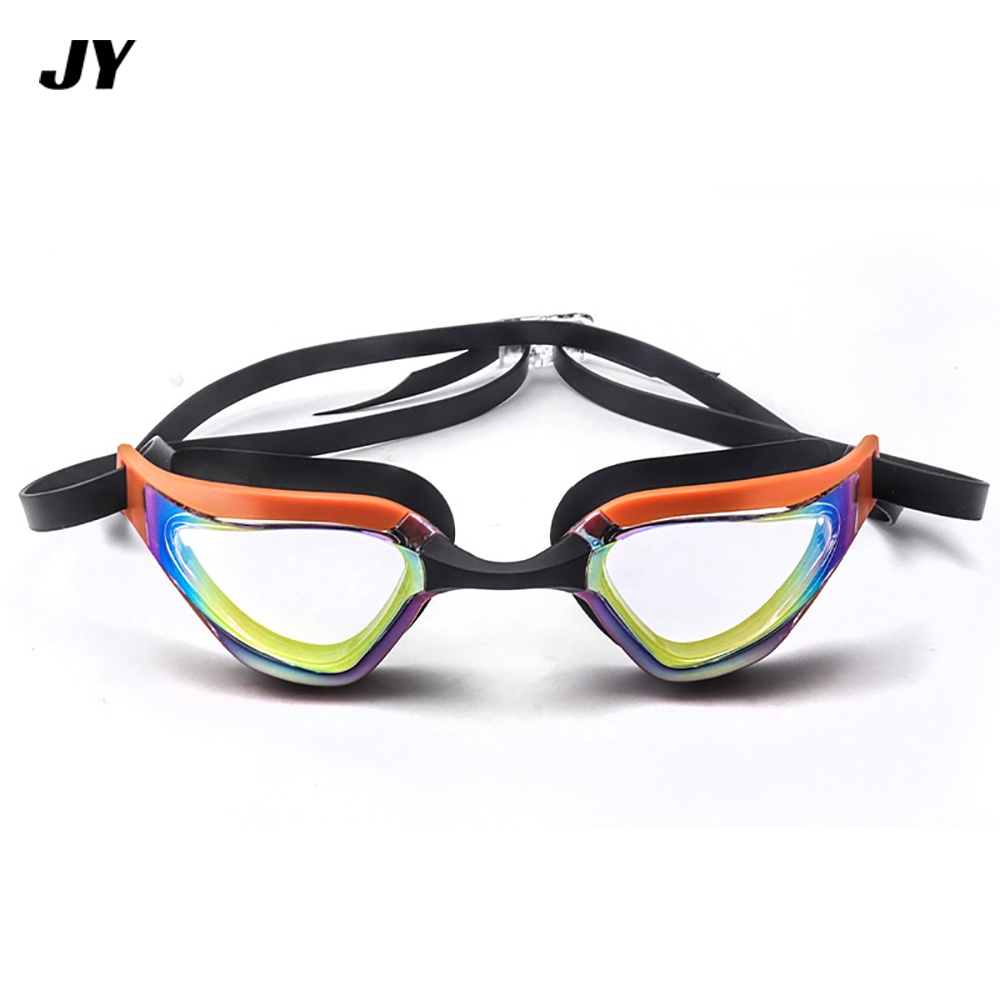 ภาพหน้าปกสินค้าFashion แว่นตาว่ายน้ำผู้ใหญ่ แว่นตาว่ายน้ำ HD กันน้ำและกันฝ้า แว่นตาว่ายน้ำสำหรับผู้ใหญ่สำหรับฝึกการแข่งขันระดับมืออาชีพ