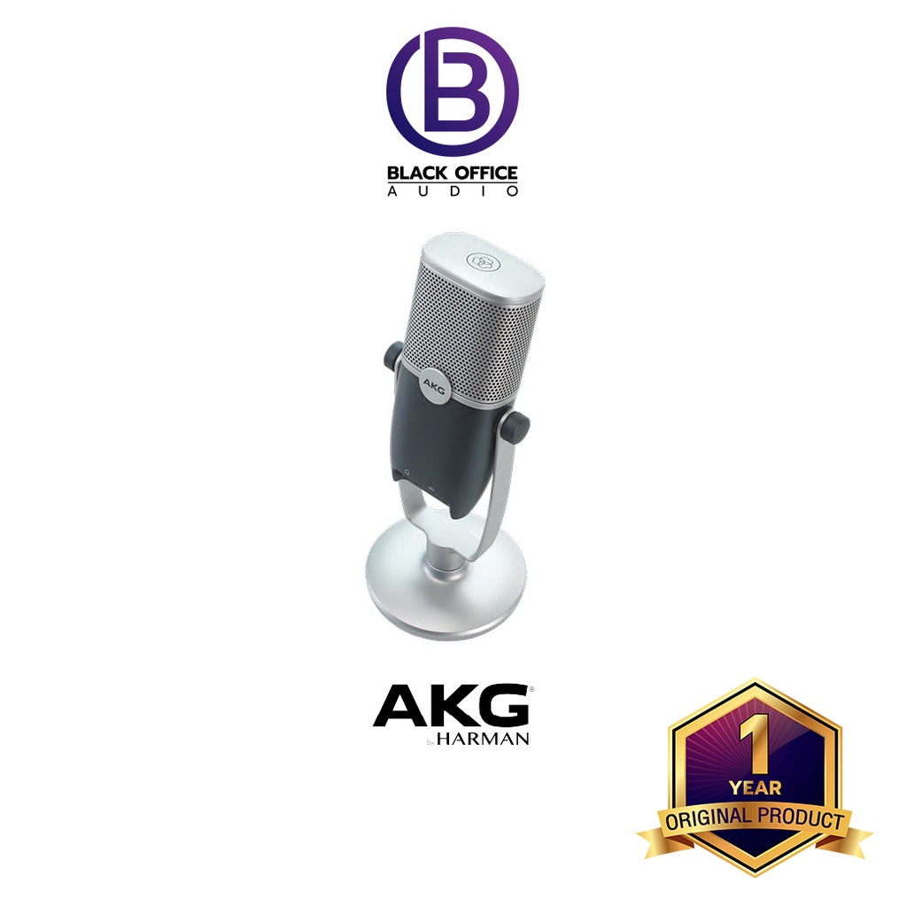 akg-ara-ไมค์-usb-ไมค์อัดเสียง-บันทึกเสียง-โฮมสตูดิโอ-usb-microphone-blackofficeaudio