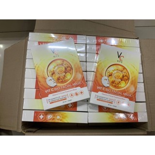 Vc Vit C Bio Facial Mask 6ซอง