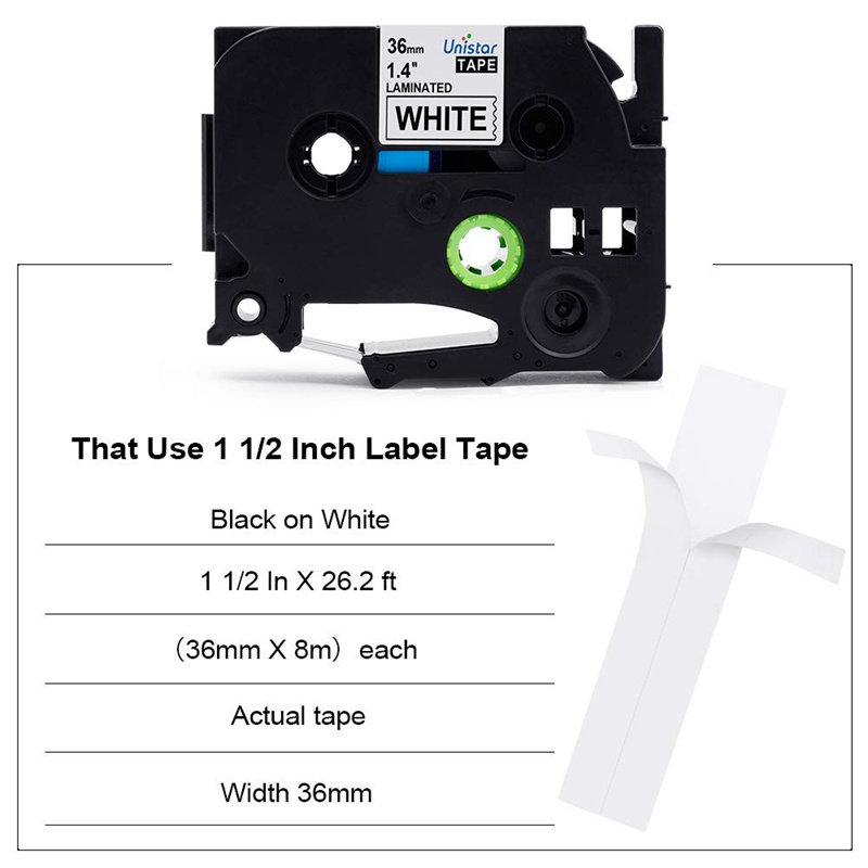 เทปฉลากลามิเนต-tze-36-มม-tze261-tze231-tze221-tze-231-สําหรับเครื่องทําฉลาก-brother-p-touch-pth110-e100