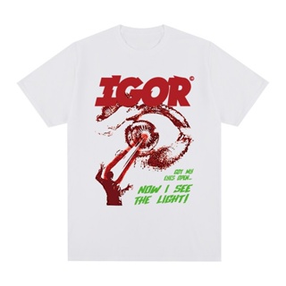 เสื้อยืดสีขาวผู้หญิง กอล์ฟวัง igor ไทเลอร์ผู้สร้างแร็ปเปอร์ฮิปฮอปเพลงสีดําเสื้อยืดผ้าฝ้ายผู้ชายเสื้อยืดใหม่ TEE TSHIRT ผ