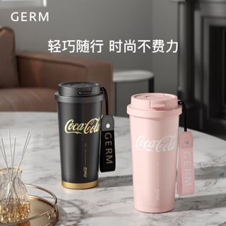 Germ Co-Branded GERM Co-Branded Shining กระติกน้ําร้อนสเตนเลส เกรด 316 ขนาดเล็ก เรียบง่าย เส้นผ่าศูนย์กลางเล็ก