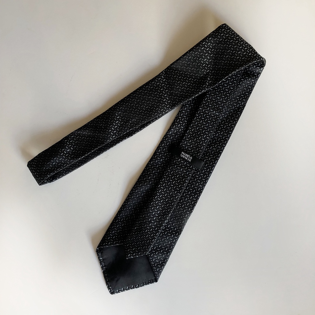 necktie-เนคไท-marks-amp-spencer-สีดำ-มือสอง-สภาพดี