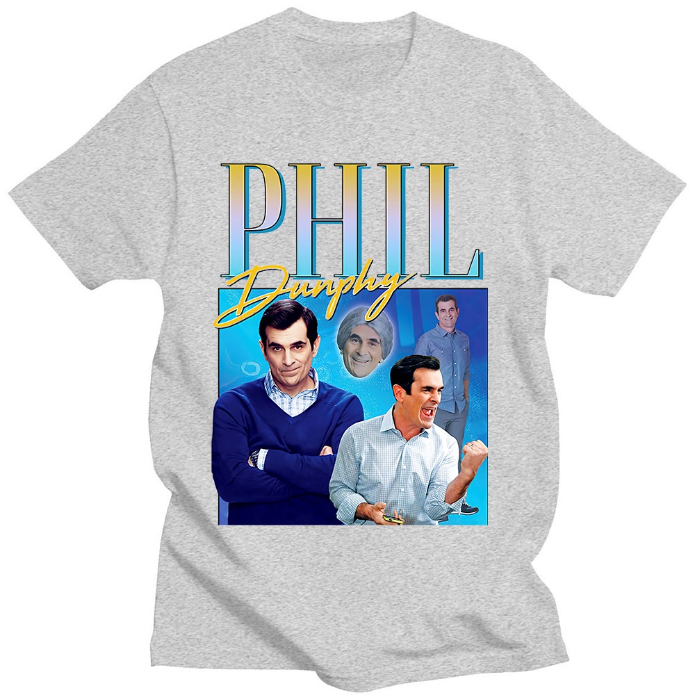 เสื้อยืดผู้ชาย-เสื้อยืดแขนสั้น-ผ้าฝ้าย-พิมพ์ลายกราฟฟิค-phil-dunphy-tv-show-send-friend-สไตล์ฮาราจูกุ-สําหรับผู้ชาย-s-5xl