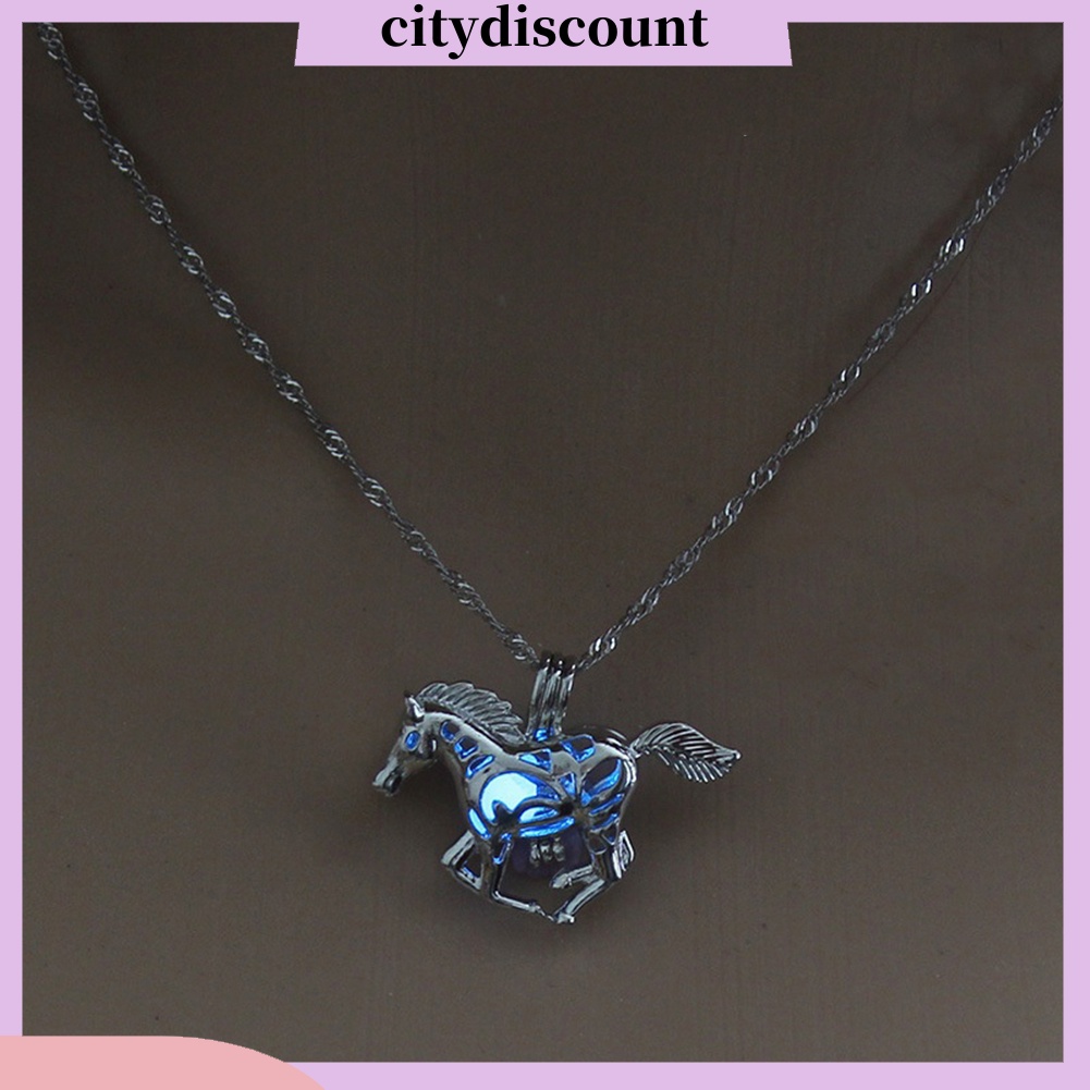 lt-citydiscount-gt-สร้อยคอโซ่รูปม้าน่ารักสำหรับผู้หญิง