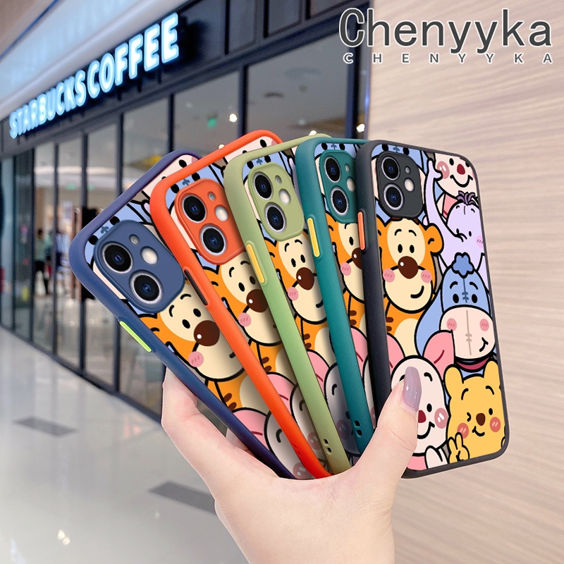 เคสโทรศัพท์มือถือ-ซิลิโคนนุ่ม-ใส-กันกระแทก-ลายการ์ตูนหมีพูห์-สําหรับ-samsung-galaxy-note-8-note-9