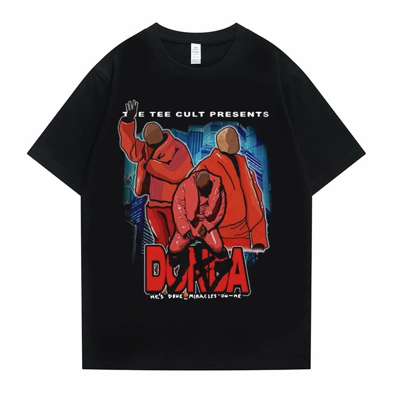 เสื้อยืดผู้ชาย-อะนิเมะญี่ปุ่น-kanye-west-akira-การ์ตูนสไตล์พิมพ์เสื้อยืดผู้ชายผู้หญิงแฟชั่นฮิปฮอปทีผู้ชายขนาดใหญ่สบาย-ๆ