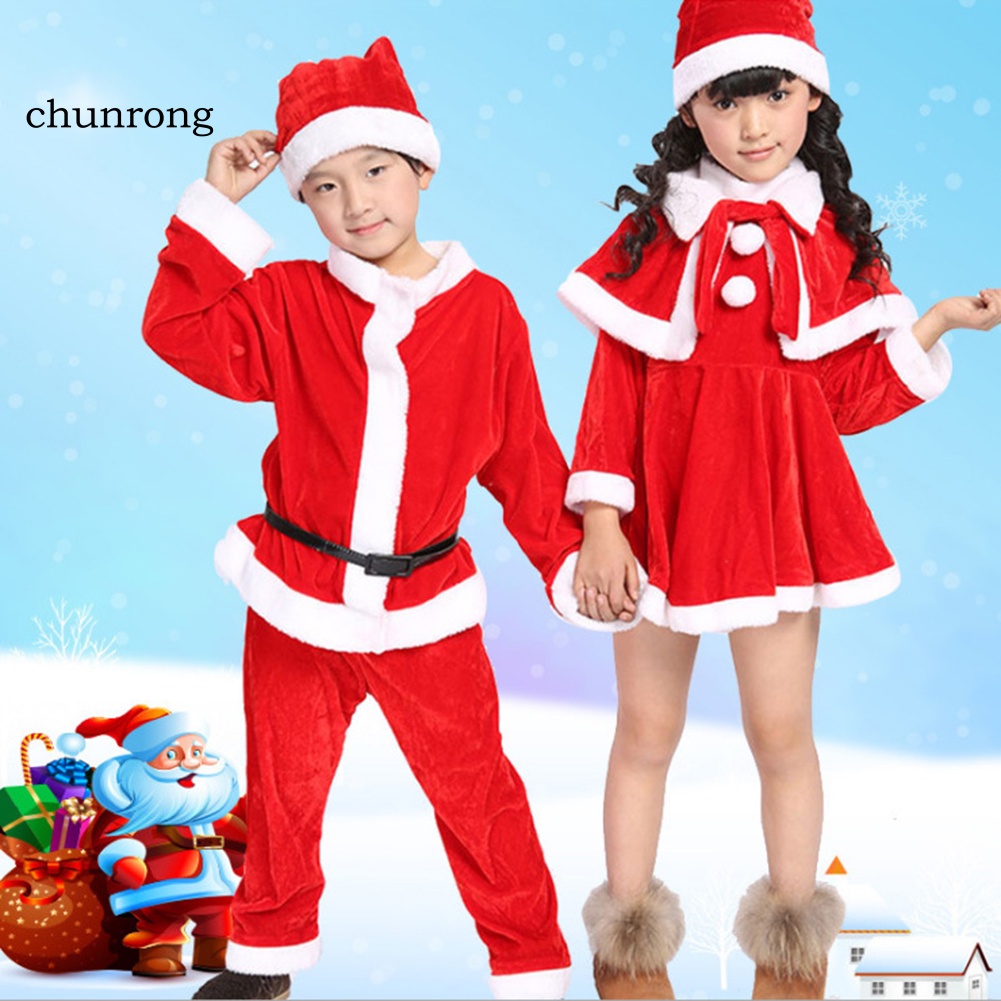 chunrong-เด็ก-น่ารัก-ซานตาคลอส-ชุดปาร์ตี้-ชุดคอสเพลย์-แสดงบนเวที