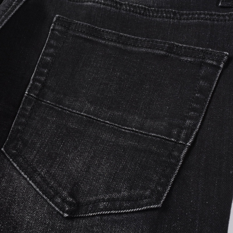 amiri-jeans830ยีนส์ดำ-ปักอักษร-ยีนส์ผู้ชาย-เทรนด์ยุโรปและอเมริกา