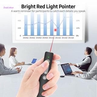 Doublebuy PPT Rf Pointer 2.4gz Powerpoint Clicker Slide Advancer เหมาะสําหรับแล็ปท็อปสําหรับ M