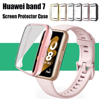 สินค้า เคสป้องกัน สําหรับ Huawei band 7/Huawei band 6 ฝาครอบนาฬิกา ป้องกันเต็มจอ สําหรับ Huawei band 7 ตัวป้องกันหน้าจอสมาร์ทแบนด์