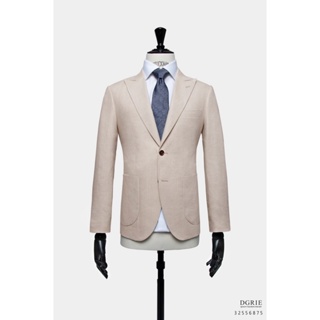 DGRIE Vintage Linen Jacket Suit-แจ็กเกตสูทสไตล์วินเทจ