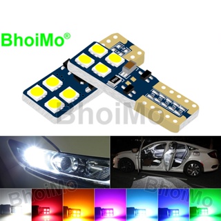 Bhoimo หลอดไฟป้ายทะเบียนรถยนต์ หลอดไฟ T10 Led 8Smd 3030 W5W 194 Led สําหรับรถยนต์รถจักรยานยนต์