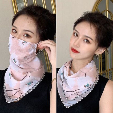 scarf-หน้ากาก-ผ้าชีฟอง-ป้องกันแดด-สําหรับผู้หญิง