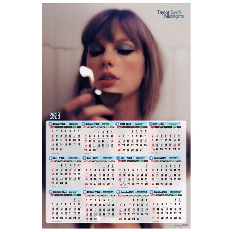 โปสเตอร์ปฏิทิน Taylor Swift 2023 Shopee Thailand