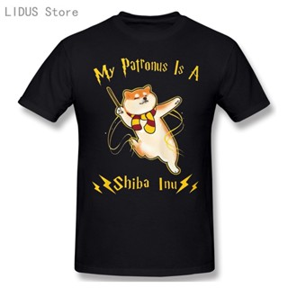 เสื้อผู้ชายเท่ ผู้อุปถัมภ์ของฉัน Shiba Inu เสื้อยืดสีดําบุรุษผ้าฝ้ายจัดส่งอย่างรวดเร็วเย็นสบาย ๆ ความภาคภูมิใจเสื้อยืดผู