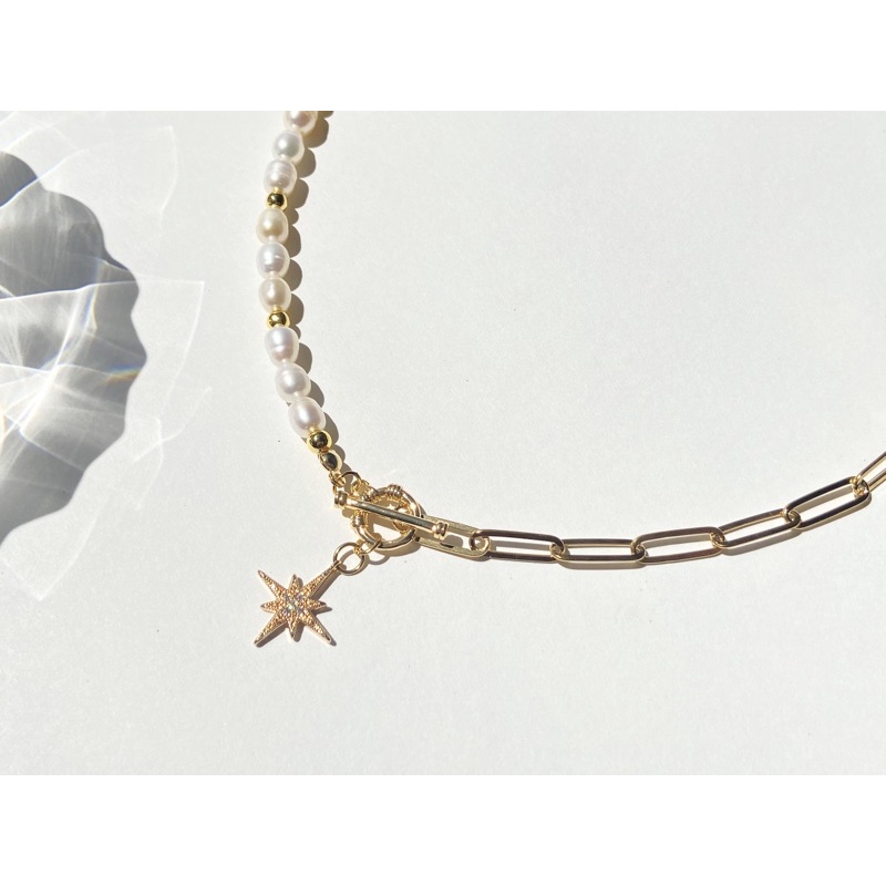 brightly-set-handmade-necklace-amp-bracelet-สร้อยคอ-สร้อยแขน-สร้อคอจี้-สร้อยคอไข่มุก-สร้อยคอแฟชั่น-สร้อยแขนไข่มุกน่ารัก