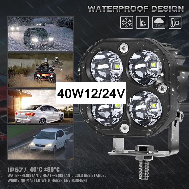 2pcs-motorcycle-3-inch-led-driving-light-waterproof-ไฟหน้า-led-มอเตอร์ไซค์-truck-fog-light