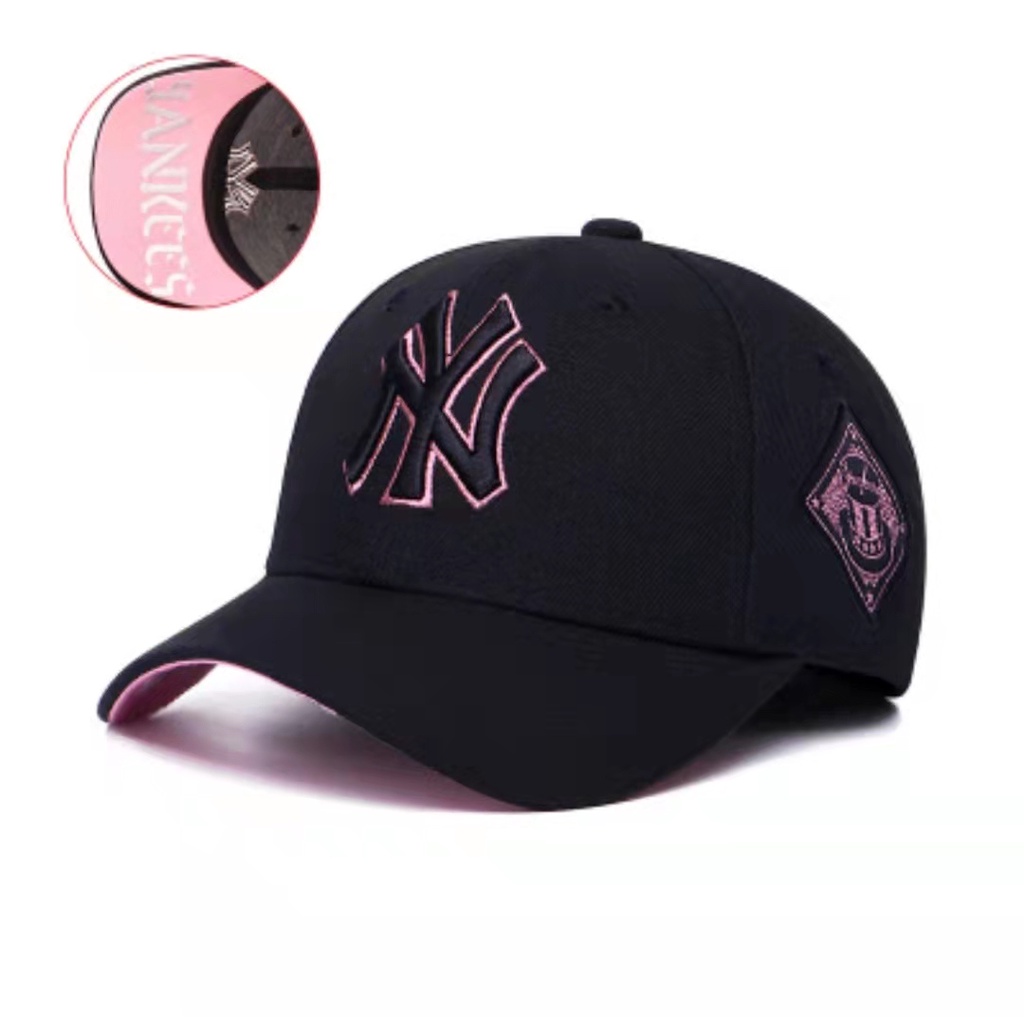 พร้อมส่ง-ของแท้-หมวกmlb-ny-unisex-curved-capny-new-york-yankee-หมวกเเก็ป-หมวกปรับสาย