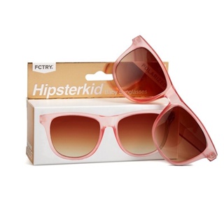 Afterkids Hipsterkid แว่นกันแดดสำหรับเด็ก รุ่น Wayfarer Gold Limited ไซด์ 0-2 และ 3-6 ขวบ