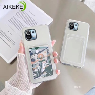 เคสโทรศัพท์มือถือ แบบใส พร้อมช่องใส่บัตร สําหรับ Infinix Note 12 VIP 11 Hot 12i 12 11S 11 Play 10 Lite G88 Smart 6 HD Zero X Neo Pro Smart 6 5