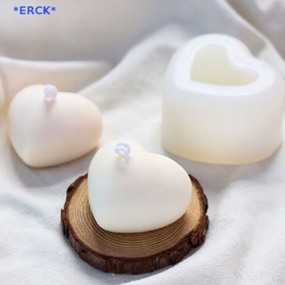 Erck&gt; แม่พิมพ์ซิลิโคน รูปหัวใจ 3D สําหรับทําเค้ก DIY