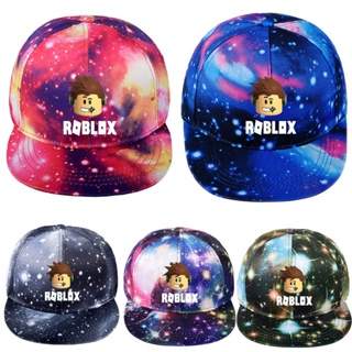 สินค้า New Unisex Game Roblox Starry sky Hat Baseball Men Women Hip Hop Trucker Snapback Cap Kids Adults Girls Boys Birthday Gifts