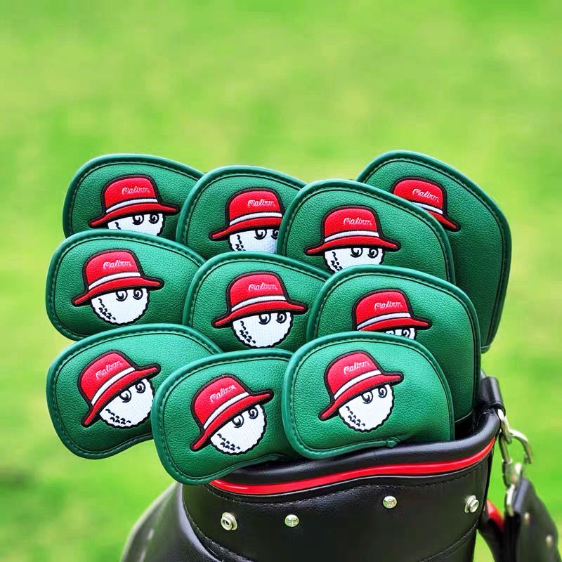 11golf-golf-iron-head-cover-1-ชุดมี-10-ชิ้น-4-5-6-7-8-9-pw-aw-sw-x-รหัส-mt-mb-iron