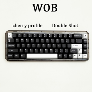 ภาพหน้าปกสินค้า[173keys】WOB keycaps Double shot Cherry profile PBT material mechanical keyboard keycap set ที่เกี่ยวข้อง