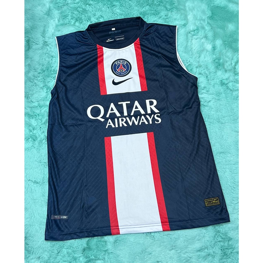เสื้อกีฬาแขนกุด-ทีมปารีส-รุ่นใหม่ล่าสุด-ปี2022-23-เสื้อผู้ใหญ่-เสื้ออย่างเดียว-ราคาถูก