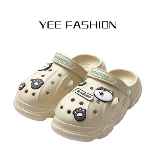 YEE Fashion Yee Fashion รองเท้าแตะผู้ชาย รองเท้าแตะชาย รองเท้า ชาย เท่ๆ รองเท้า ชาย แตะ รองเท้าแตะยางนิ่มแบบสวมรัดส้น หัวโต ทันสมัย Korean Style Comfortable fashion FS298383 37Z230910