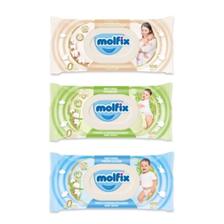 Molfix ทิชชู่เปียก Natural  Baby Wipes