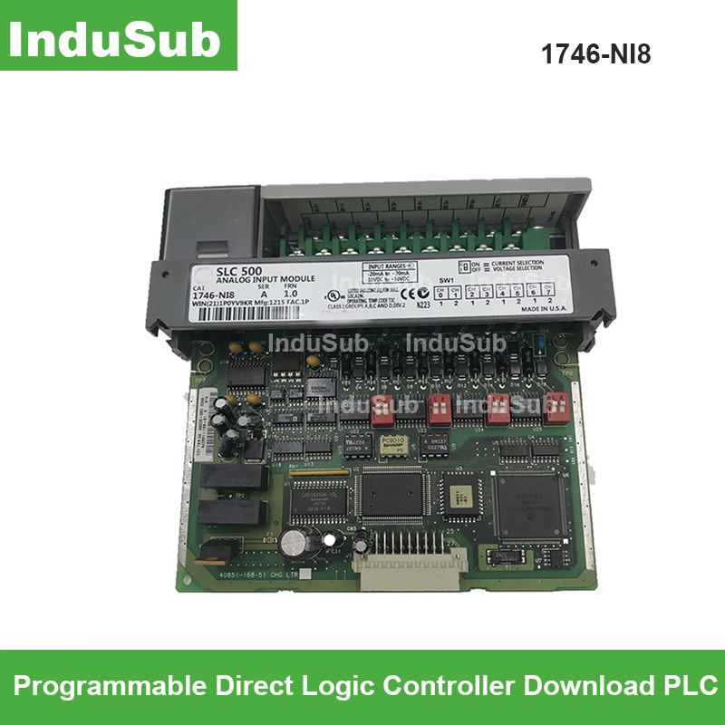1746-NI8 AB โปรแกรมตัวควบคุมลอจิกโดยตรงดาวน์โหลด PLC 1746 NI8 โมดูล ...