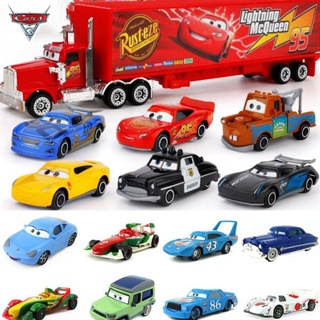 ดิสนีย์ โมเดลรถยนต์ pixar cars 2 &amp; 3 mcqueen 1:55 ของเล่น สำหรับเด็ก