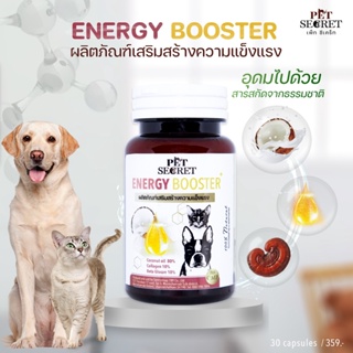 Energy Booster ผลิตภัณฑ์เสริมสร้างความแข็งแรง สุนัข แมว - Pet Secret Plus