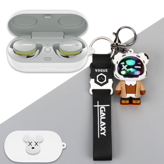 Bose QuietComfort Earbuds Case Cartoon bear plush briquette keychain pendant Bose Sport Earbuds silicone soft case protective cover Kaws creative astronaut pendant Bose QuietComfort Earbuds Cover soft case protective cover Bose Sport Earbuds Case