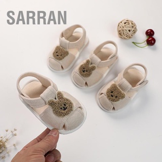 รองเท้าเด็ก รองเท้าแตะลําลอง พื้นนิ่ม ปิดนิ้วเท้า กันลื่น เหมาะกับฤดูร้อน สําหรับเด็กผู้ชาย และเด็กผู้หญิง Sarran