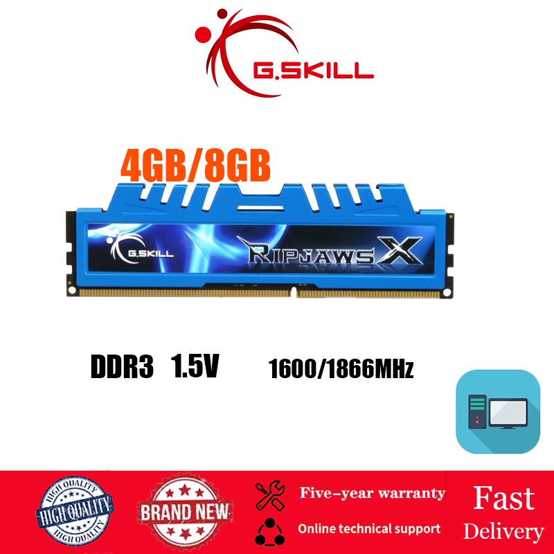 พร้อมส่ง-g-skill-แรมหน่วยความจํา-ddr3-4gb-8gb-1600-1866mhz-240-pin-สําหรับคอมพิวเตอร์