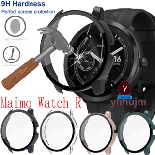 สินค้า เคสนาฬิกาข้อมือ สําหรับ Maimo Watch R Smart Watch PC + กระจกนิรภัยกันรอยหน้าจอ Maimo R Gps ฟิล์มกระจกกันรอยหน้าจอ
