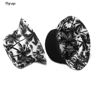 Flyup หมวกบักเก็ต สองด้าน สไตล์ฮิปฮอป ชาวประมง ฤดูร้อน สําหรับผู้ชาย ผู้หญิง TH