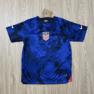 เสื้อบอลทีมชาติ  เสื้อผู้ใหญ่ USA 2023 เนื้อผ้าโพลีเอสเตอร์แท้ เกรดแฟนบอล AAA