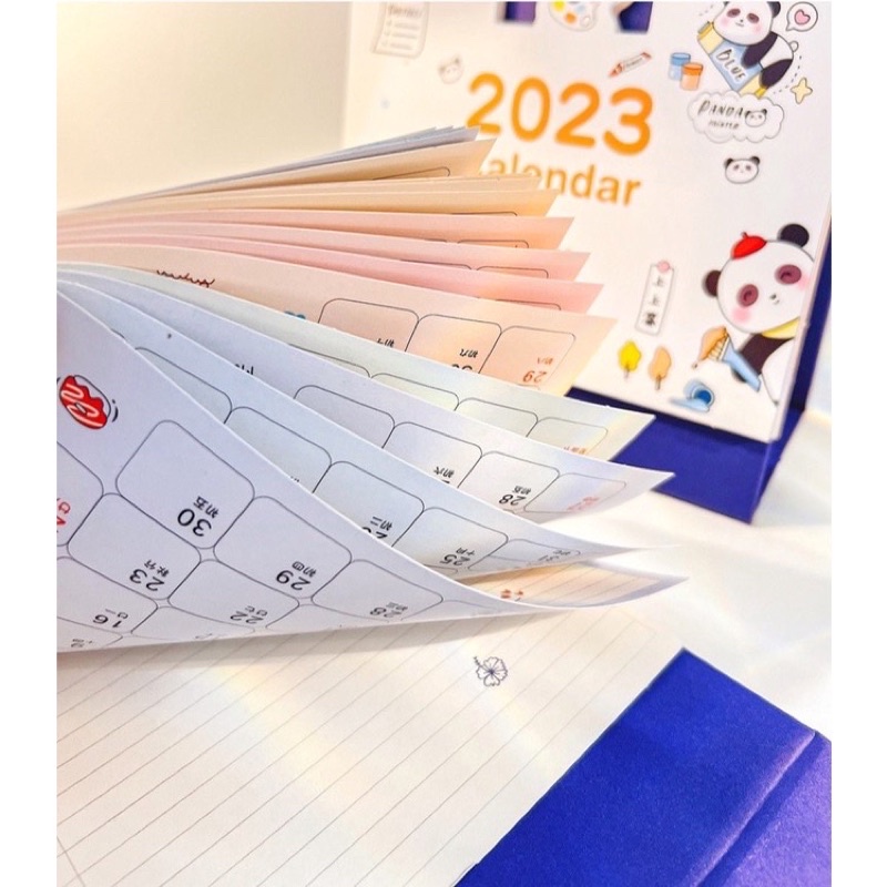 ปฏิทินตั้งโต๊ะ-2023-ปฏิทิน2566-calendar2023-ลายการ์ตูนน่ารักๆ-ปฏิทินคิตตี้-ปฏิทิน2023-พร้อมส่ง