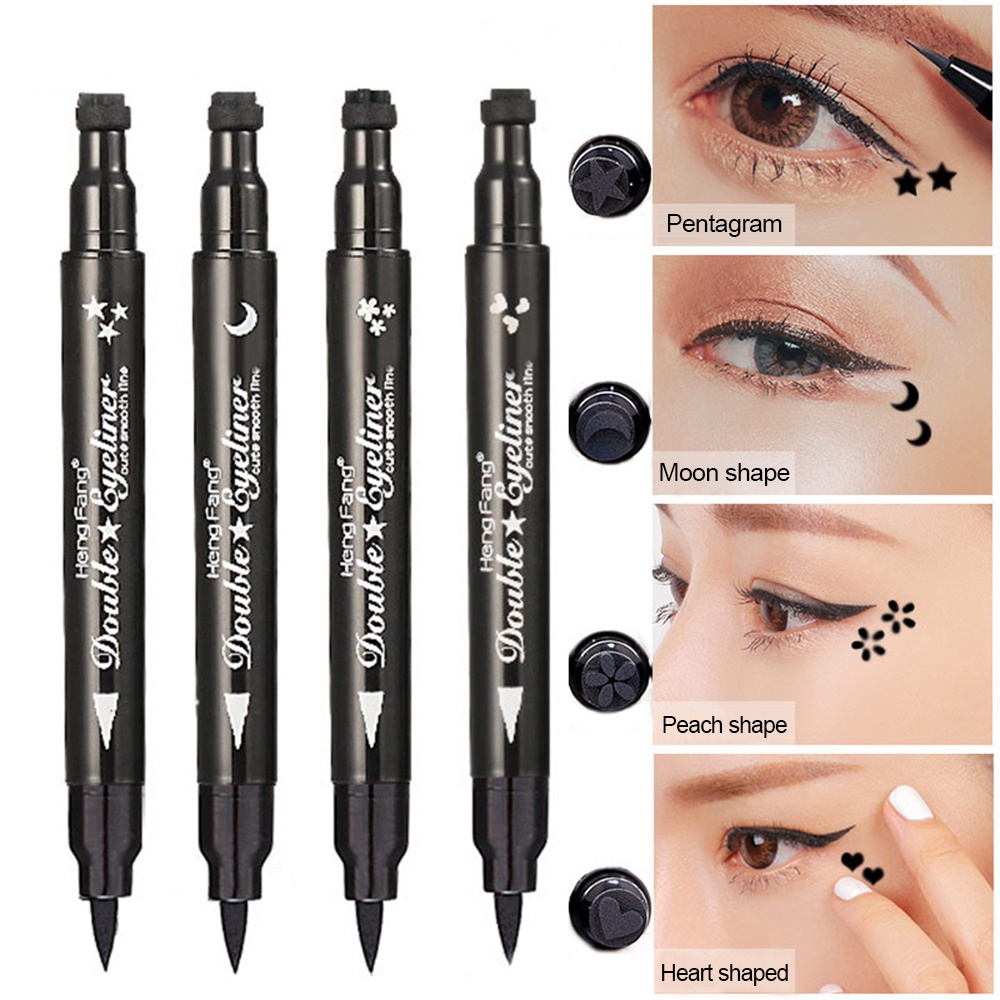4-styles-double-headed-eyeliner-liquid-black-eye-liner-pen-star-moon-stamp