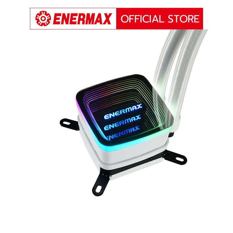 enermax-official-store-enermax-aquafusion-adv-240mm-argb-white-รองรับ-lga1700-am5-ชุดน้ำความร้อนซีพียู