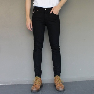 ภาพหน้าปกสินค้าGolden Zebra Jeans กางเกงยีนส์ชายเอวผ้ายืดสีดำไซส์เล็กไซส์ใหญ่(เอว28-44) ซึ่งคุณอาจชอบราคาและรีวิวของสินค้านี้