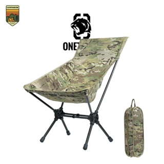 Onetigris Promenade Camping Chair 03 Onetigris เก้าอี้พับทรงสูง รุ่น03 สีMC ผ้า MC ลิขสิทธิ แท้ *มีประกัน (CE-ZDY03-MC)