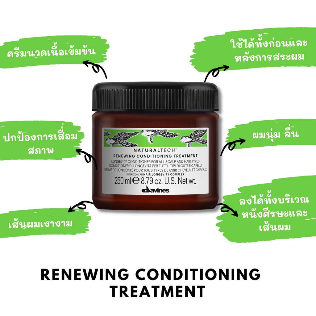 [20DDXNOV21 ลด20]DAVINES Renewing Conditioning Treatment 250 ml ครีม
