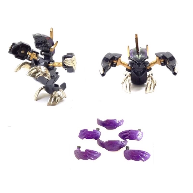 Bakugan Baku-Tech Seis Tavanel BTC-52 SEGA TOYS (purple + original