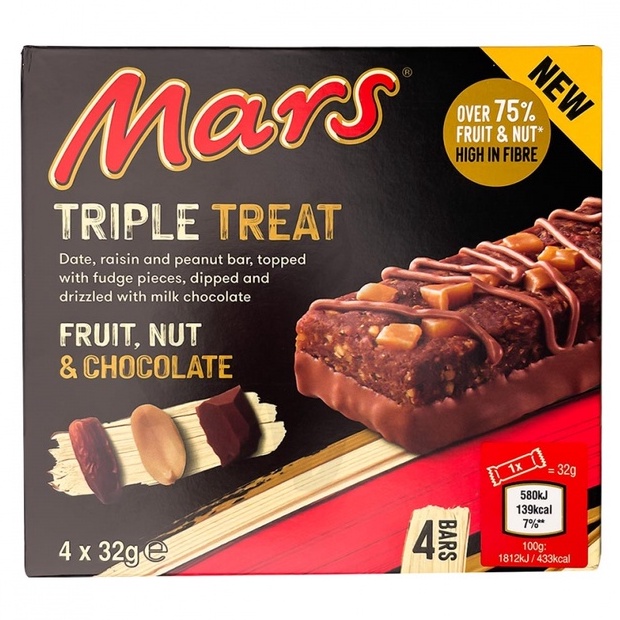 Mars Triple Treat Fruit & Nut Chocolate Shopee Thailand