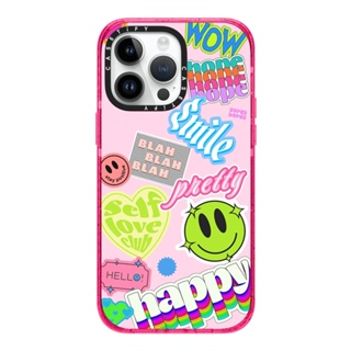 CASETiFY Pretty Stickers by SOFE Store 14 Pro Max  Impact Case  Color: Bubble Gum [Pre-order]